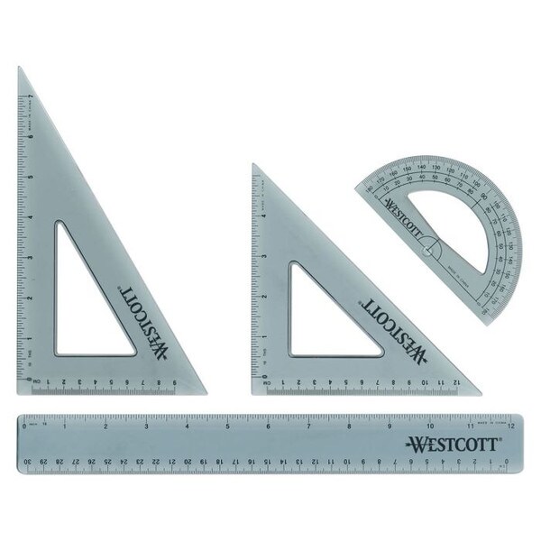 Wescott 12" Ruler Combo Set